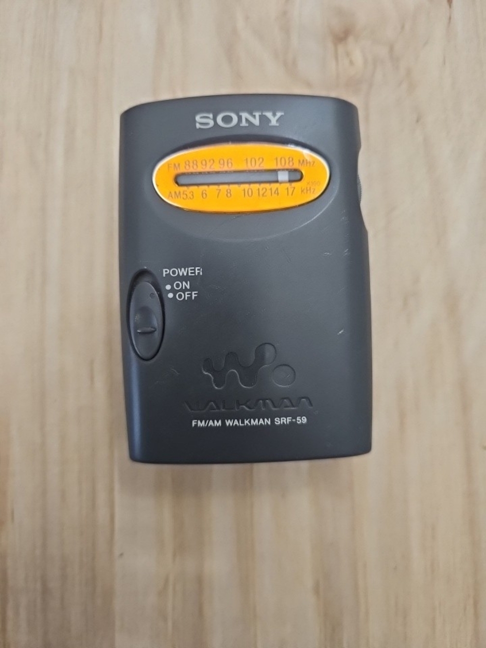 Vintage Sony Walkman FM/AM Portable Radio - Black